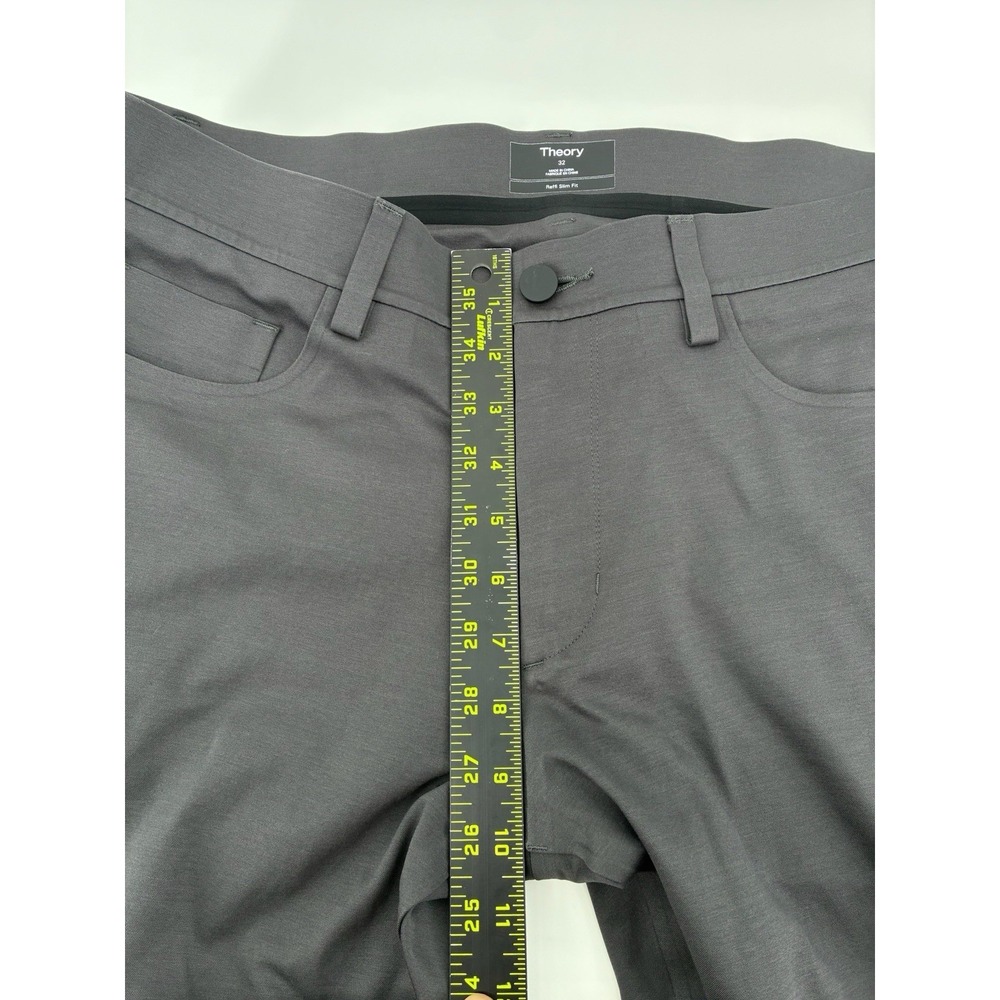 Theory Men's Black Stretch Dress Pants 32 - Picture 7 of 8